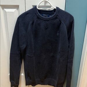 Ralph Lauren Men's Dark Blue Crewneck Sweater